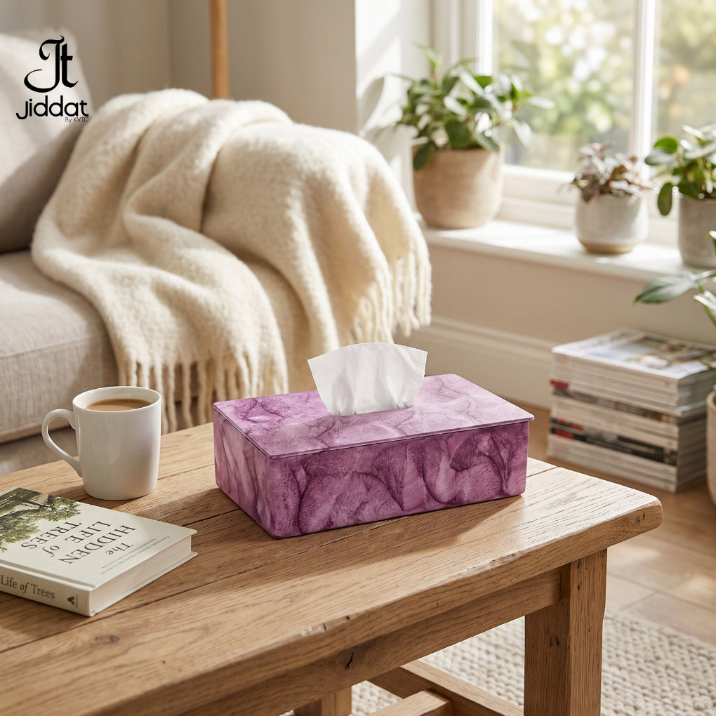 Handcrafted Woodworking Tissue Box
