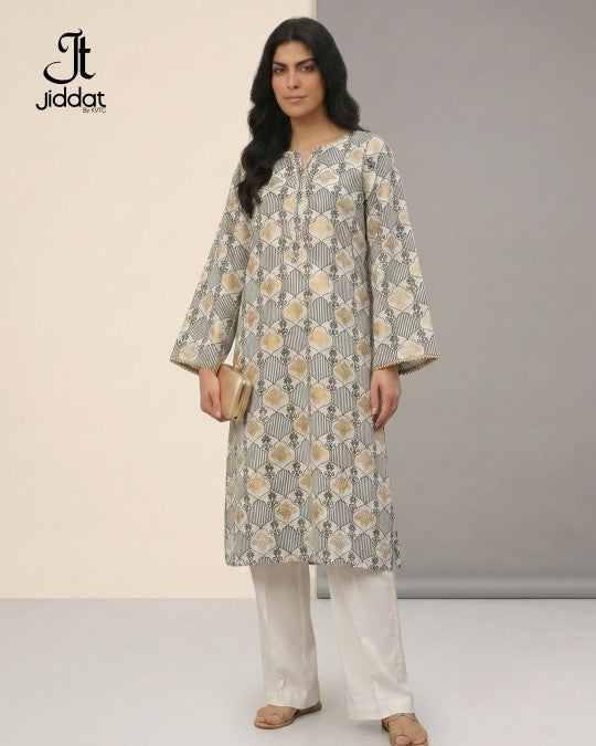 Casual Screen-Printed 2PC Suit