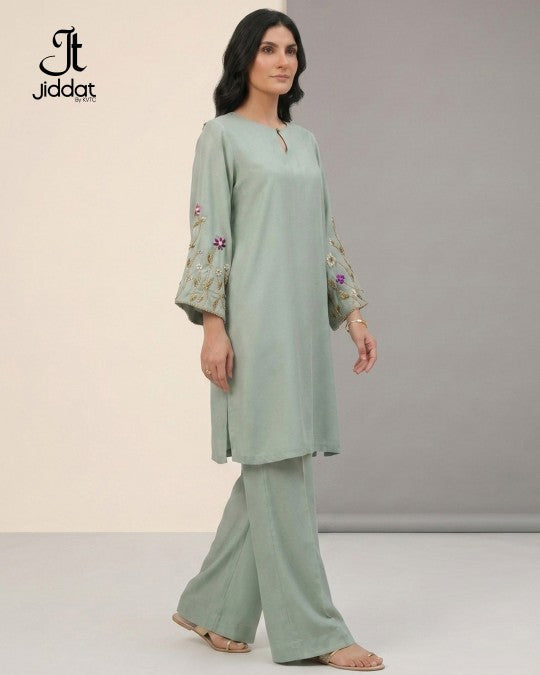 Semi-formal Hand Embroidery 2PC (Shirt and Pant)