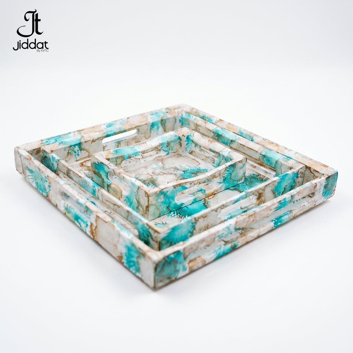 Combined Square & Sleek Tray Set