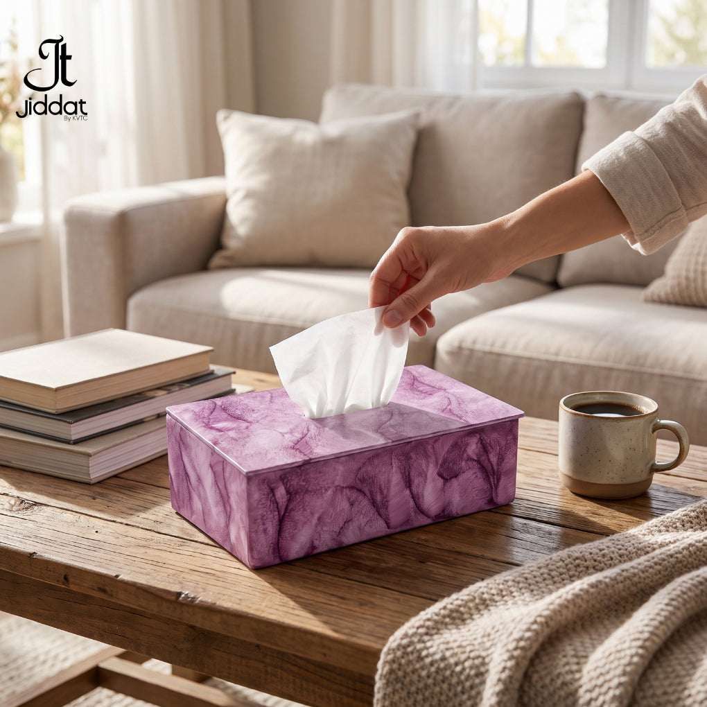 Handcrafted Woodworking Tissue Box