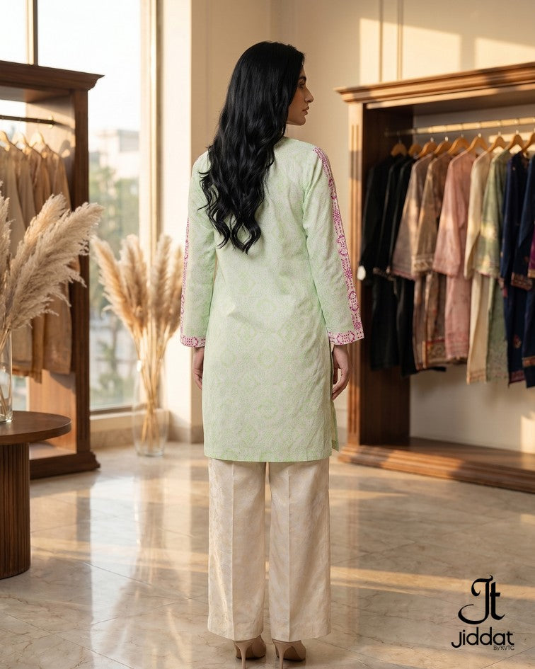 Cotton Silk Shirt Casual and Semi Formal (White)