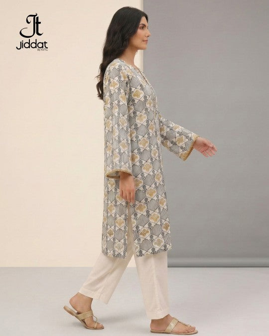 Casual Screen-Printed 2PC Suit