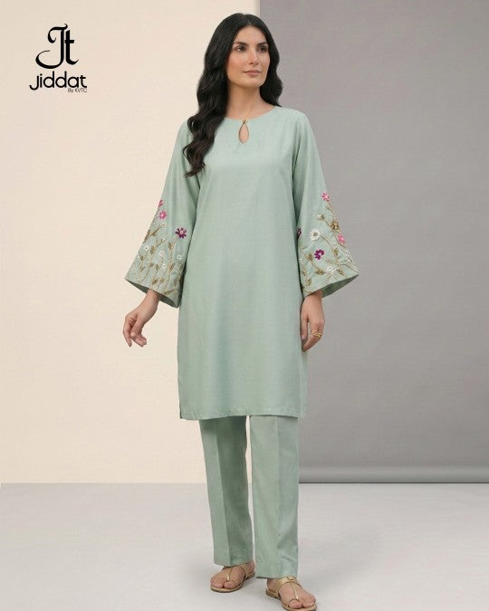Semi-formal Hand Embroidery 2PC (Shirt and Pant)
