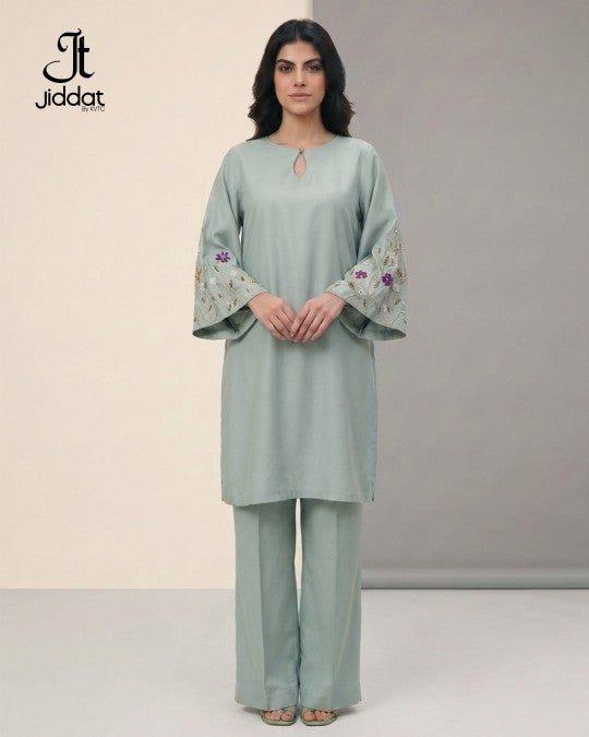 Semi-formal Hand Embroidery 2PC (Shirt and Pant)