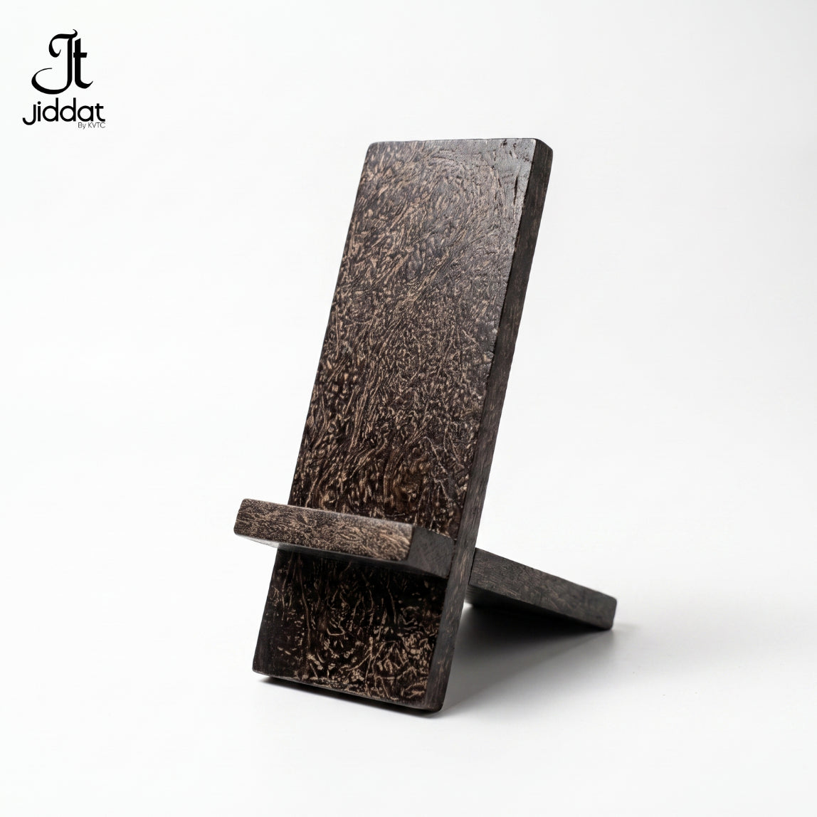 Handcrafted Woodworking Mobile Stand Black