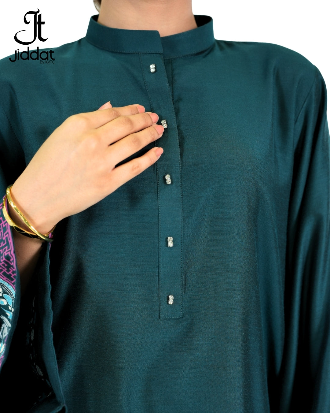 Straight Kurti Egyptian Border Bell Sleeves