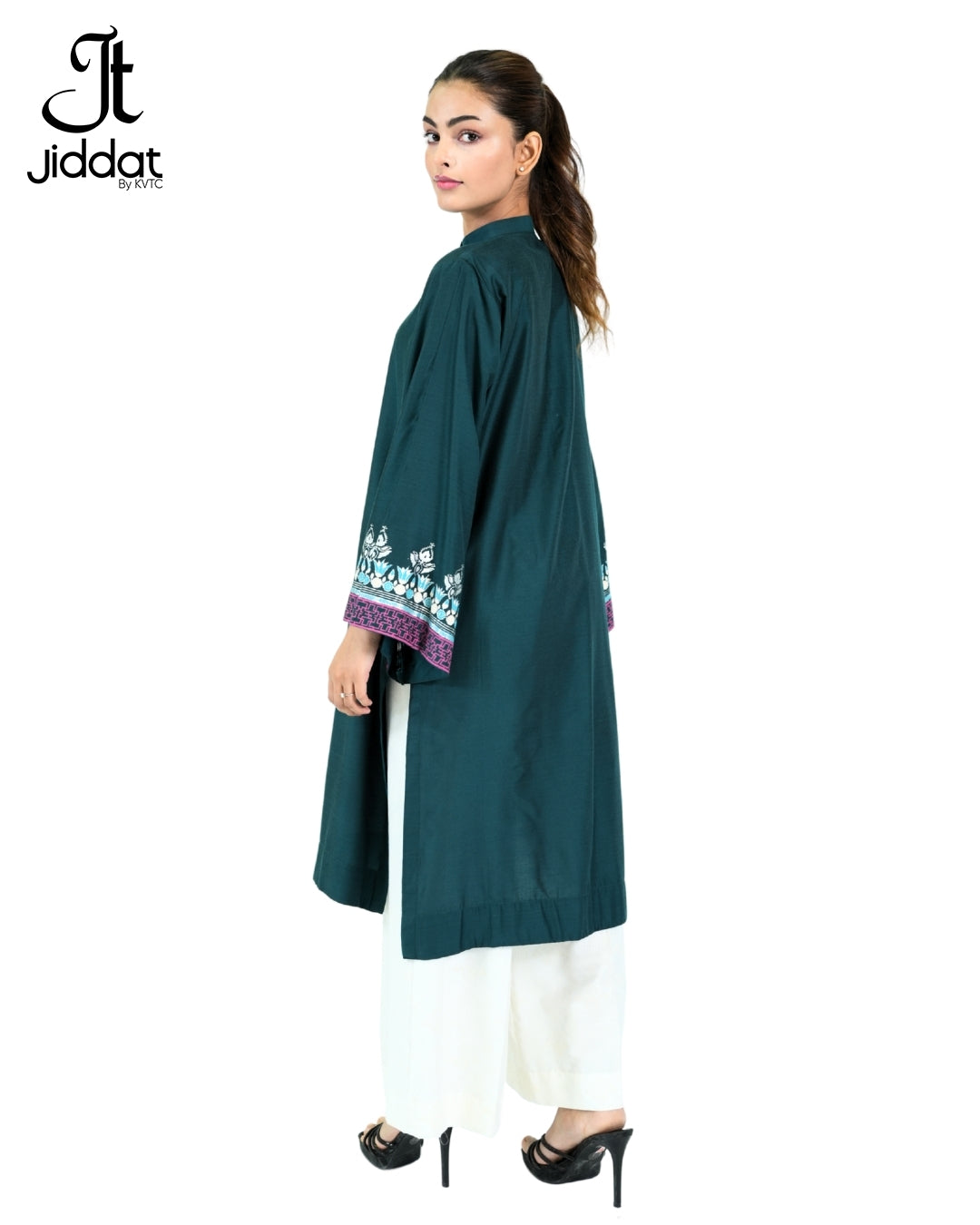 Straight Kurti Egyptian Border Bell Sleeves