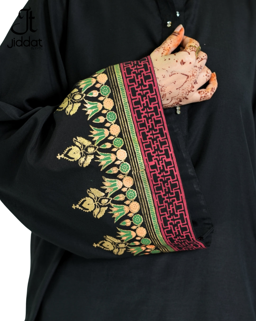 Straight Kurti Egyptian Border Bell Sleeves