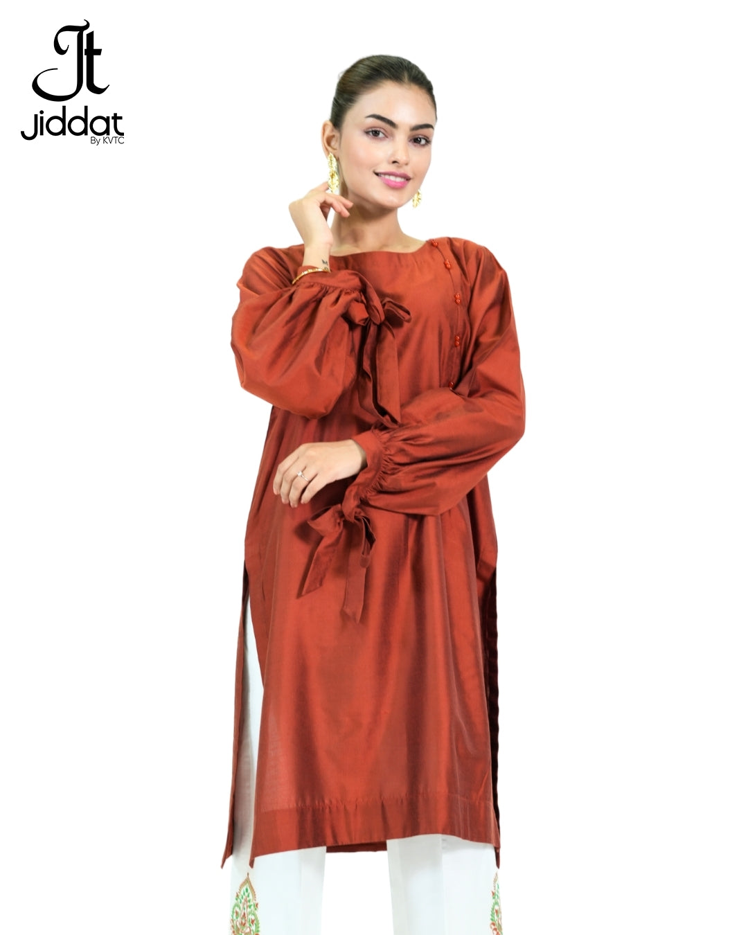 Loose fitted shirt with bell bottoms