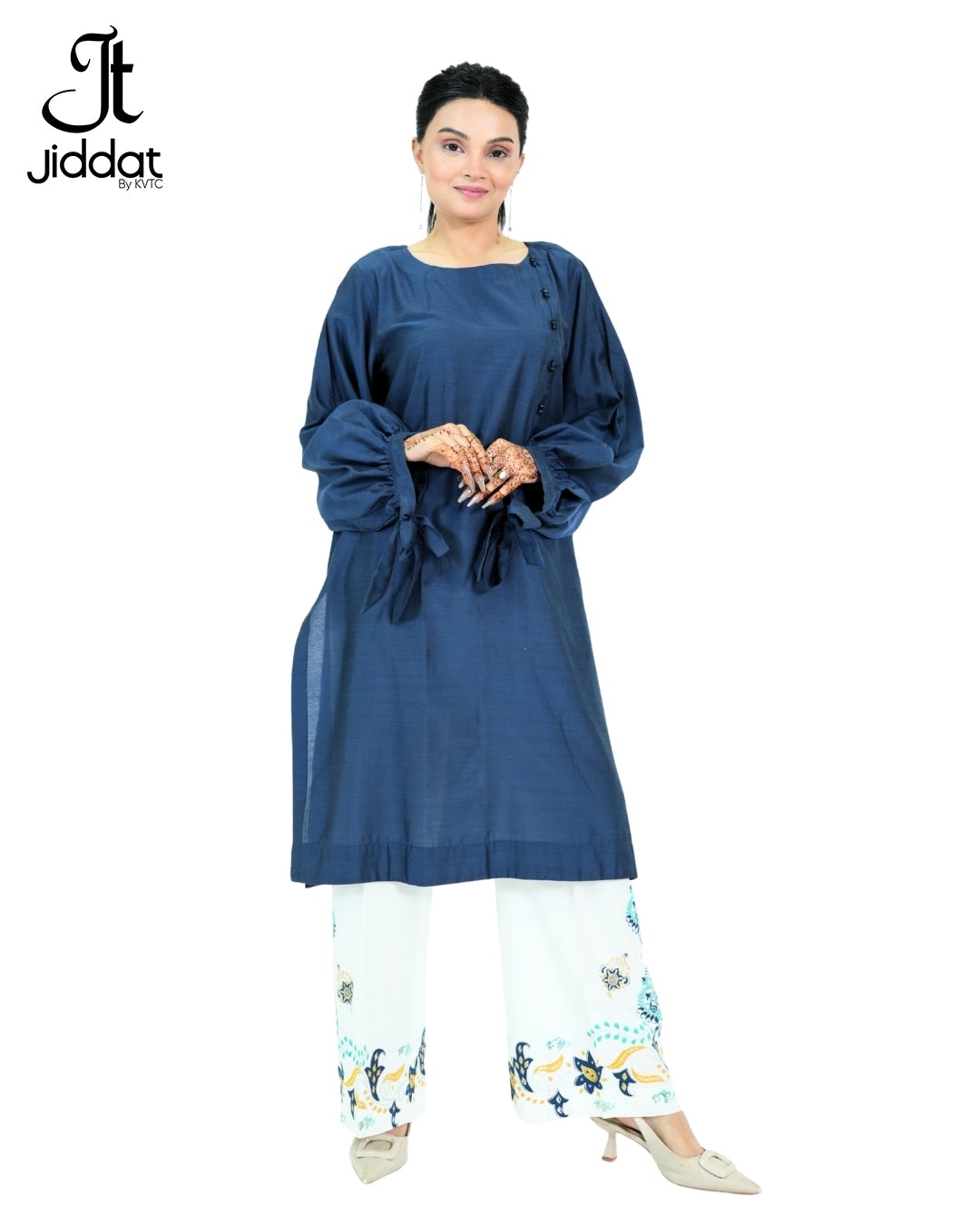 2 Piece Loose fitted shirt with bell bottoms