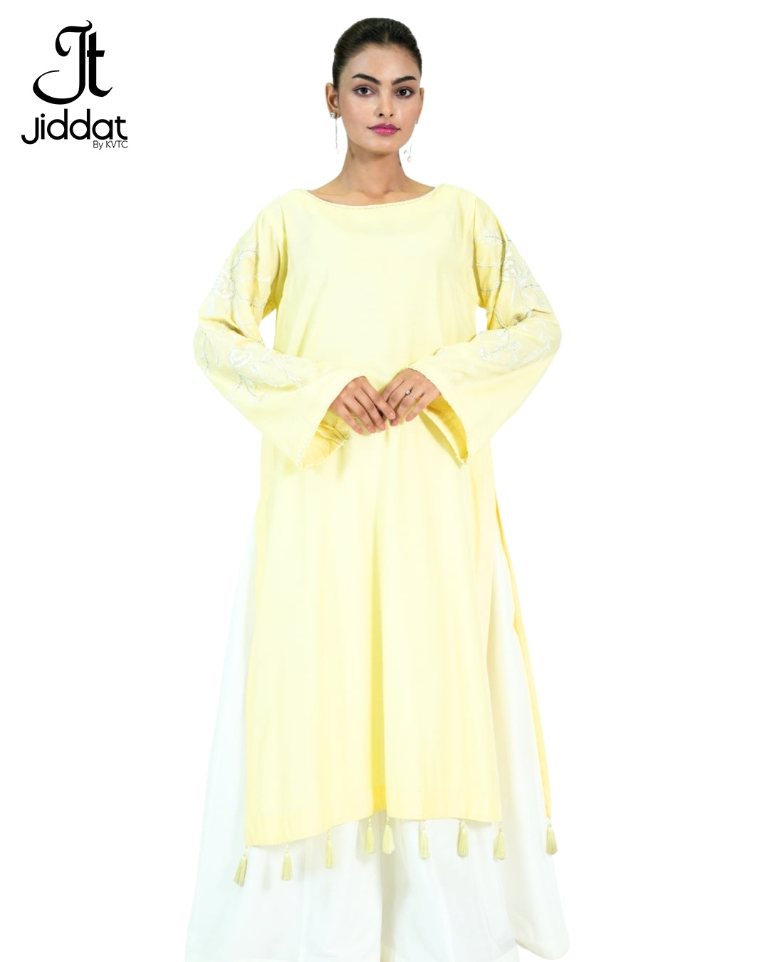 Stitched 2 Piece Suit Straight shirt with Dhaka Trouser