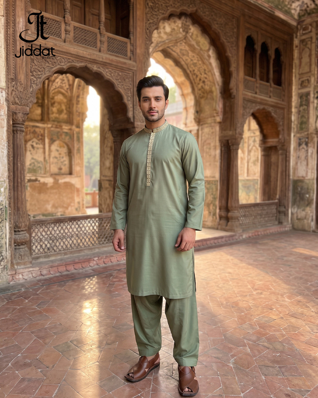 Gents 2 PC Suit Mint Green