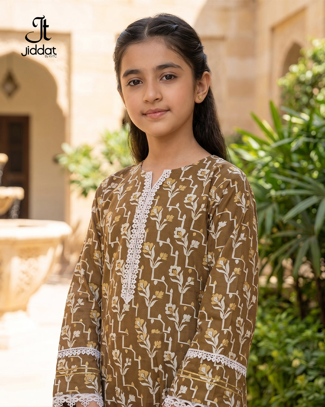 Girls 2PC Suit Formal and Semi Formal (Olive-D)