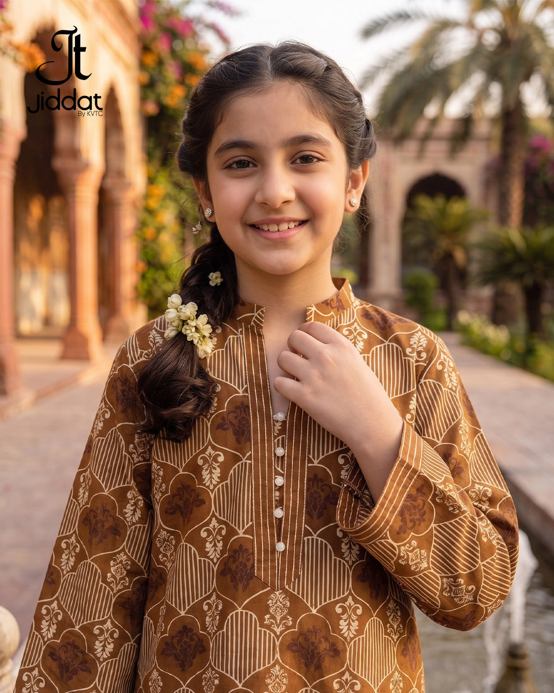 Girls 2PC Suit Formal and Semi Formal (Golden Brown)