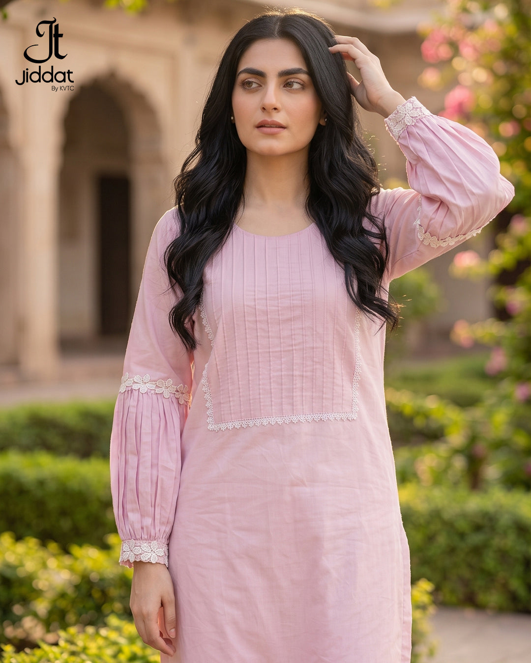 Cambric Lawn ShirtCasual and Semi Formal (Baby Pink, 1Pc)