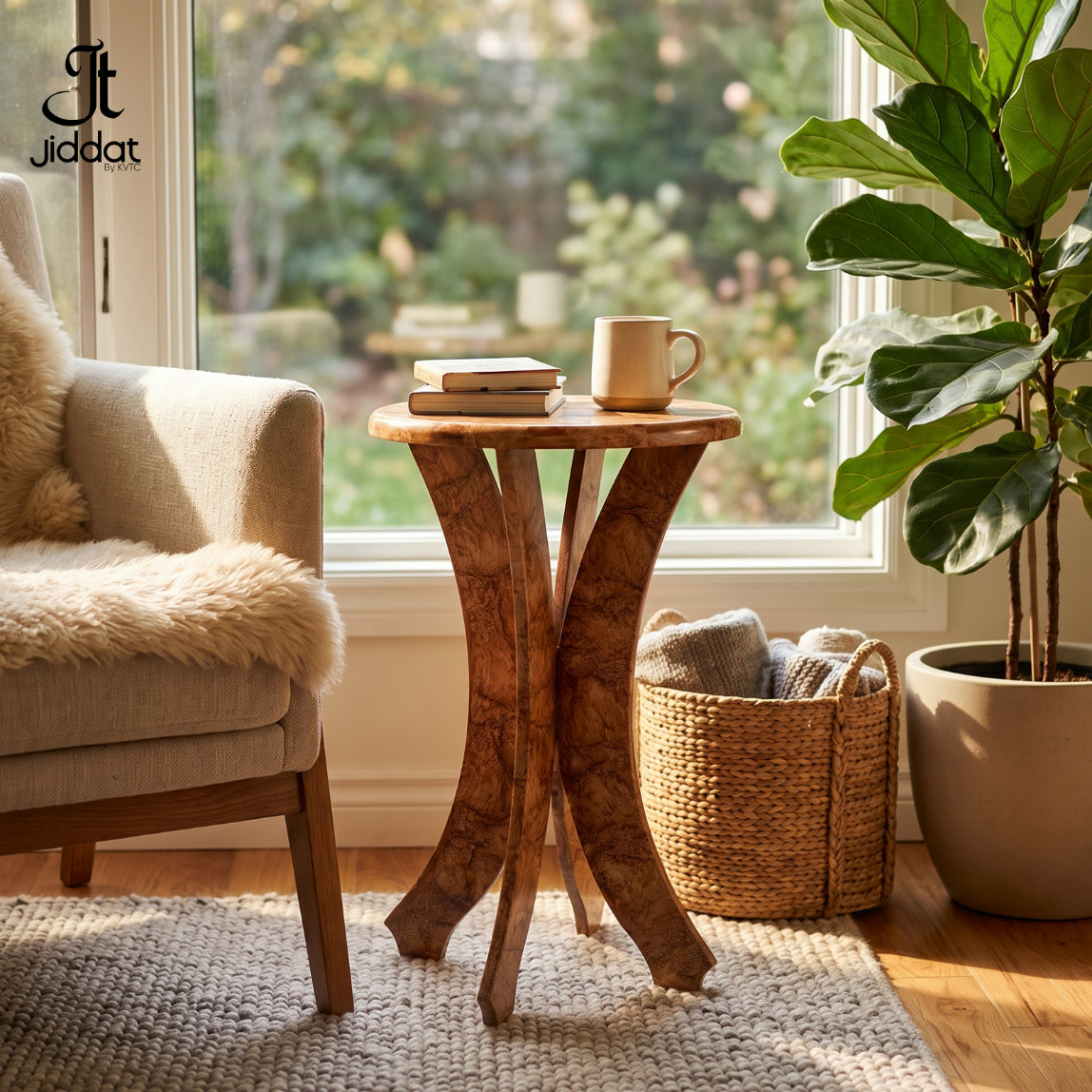 Handcrafted Woodworking Coffee Table X Shape