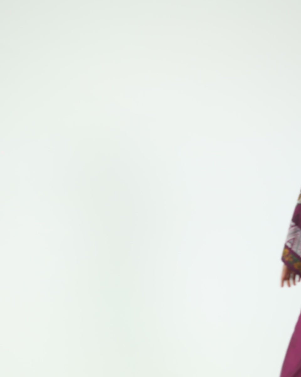Straight Shirt, bell bottom and sleeves with Flare Pant  Angrakha Style